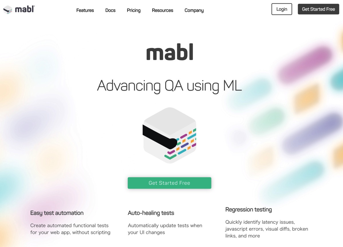 Automated regression testing mabl